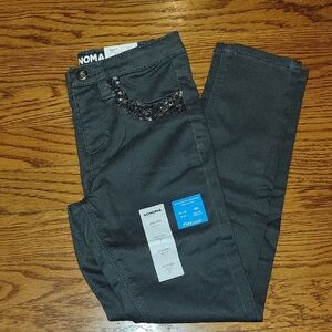 Sonoma Dark Gray Jeans with Sequin Accent